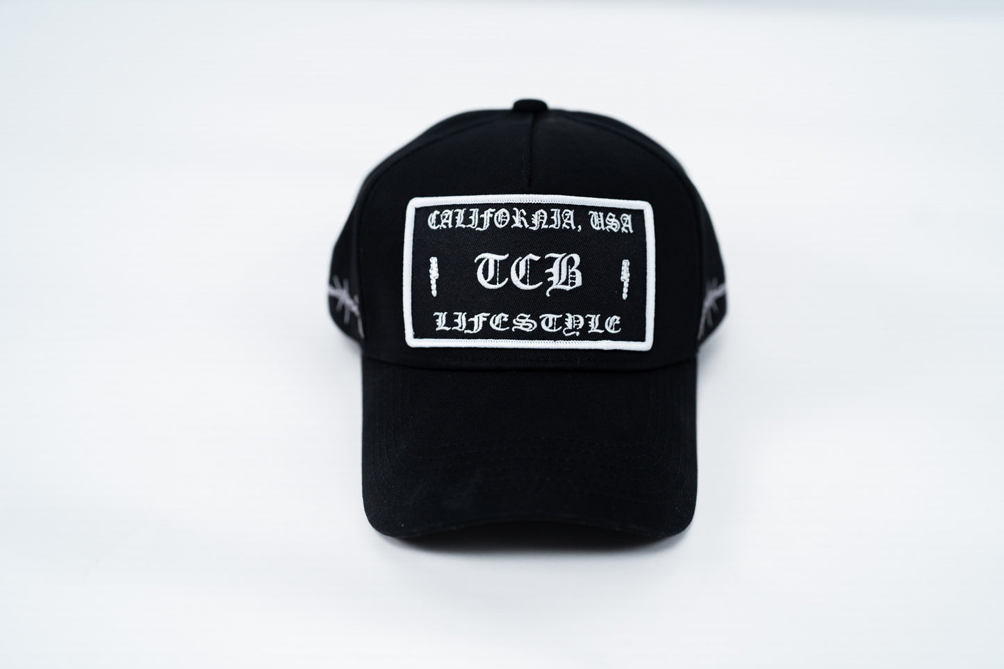 BLACK BARBED HAT