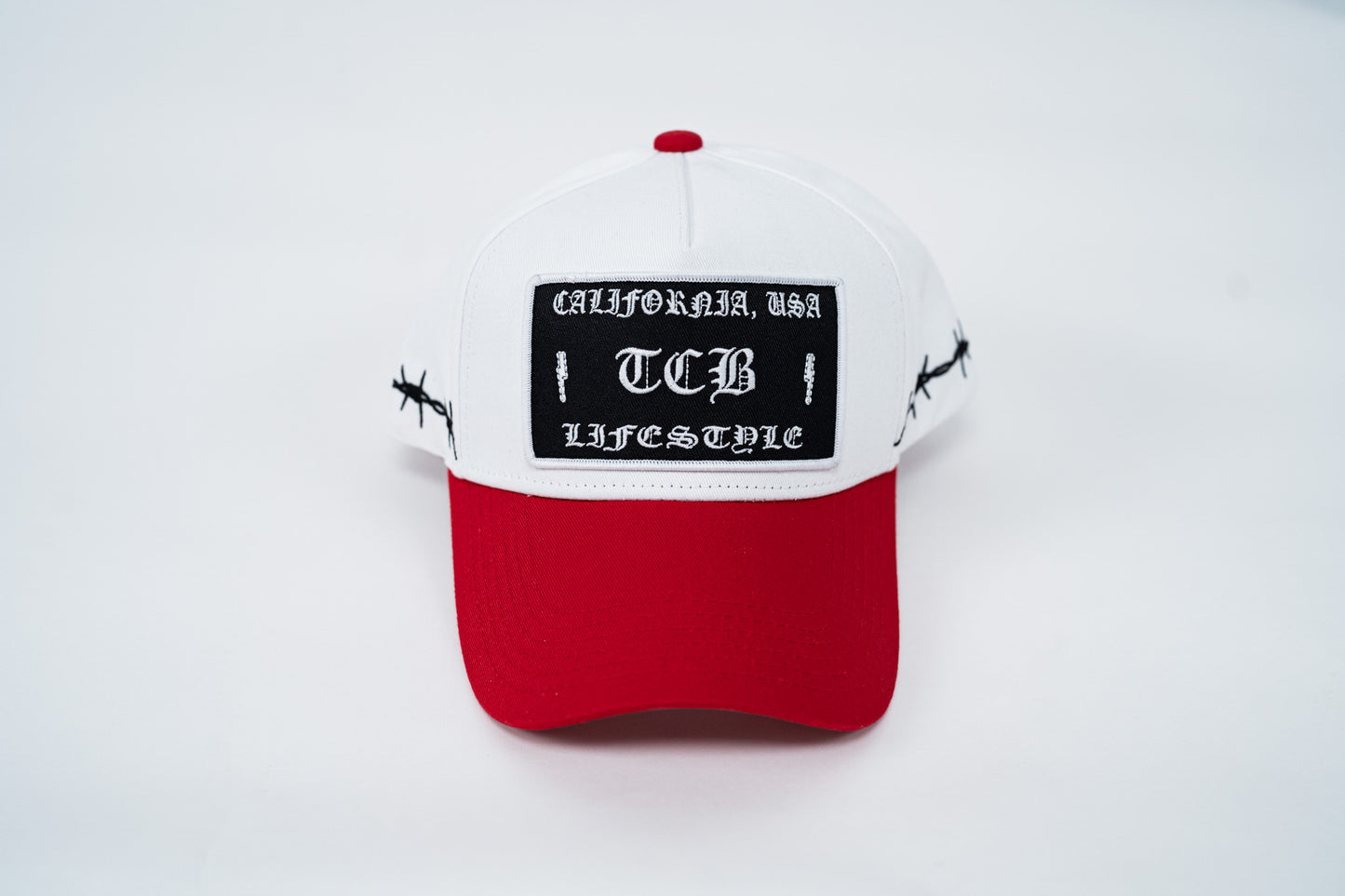 RED BARBED HAT