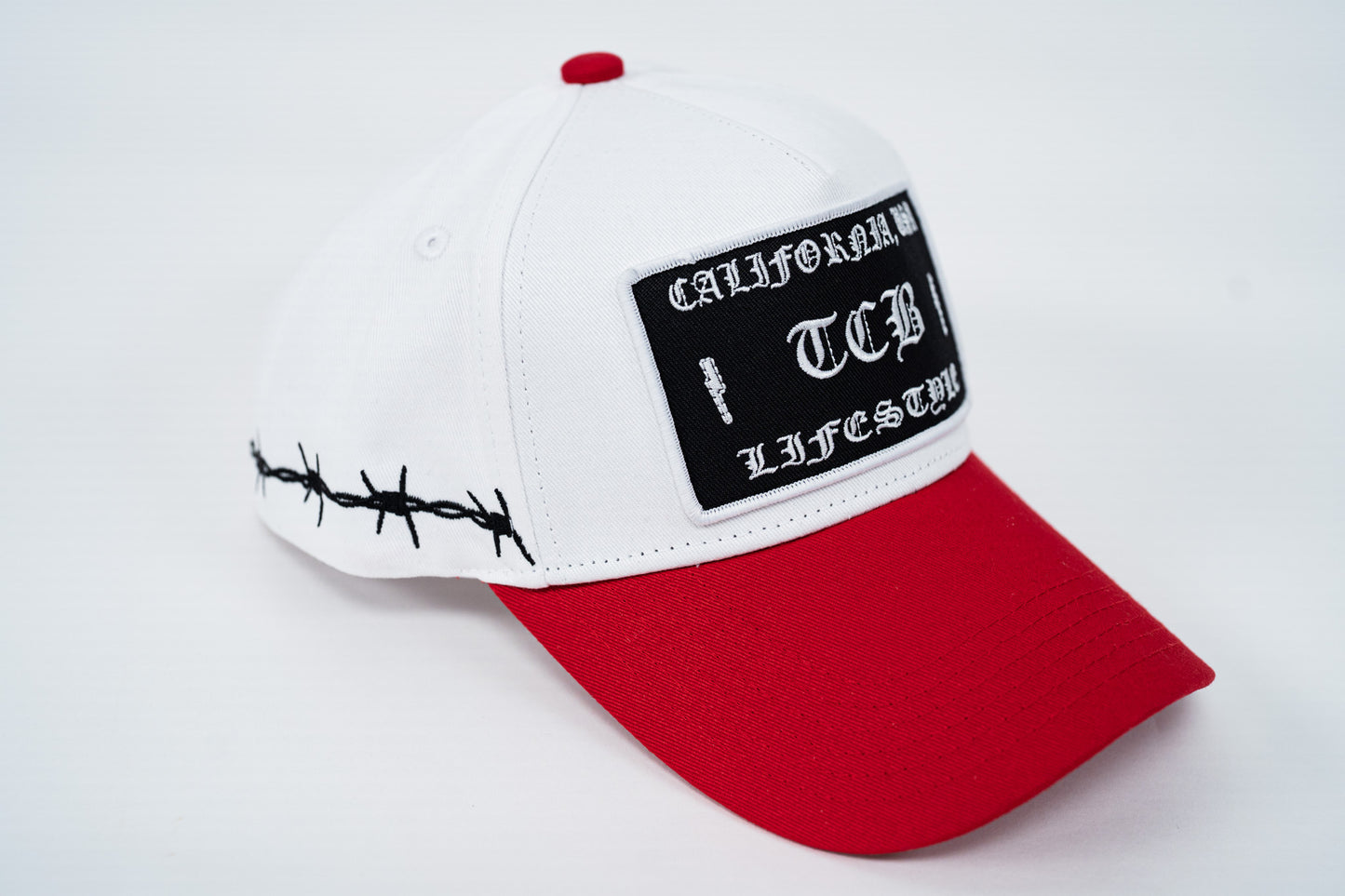 RED BARBED HAT